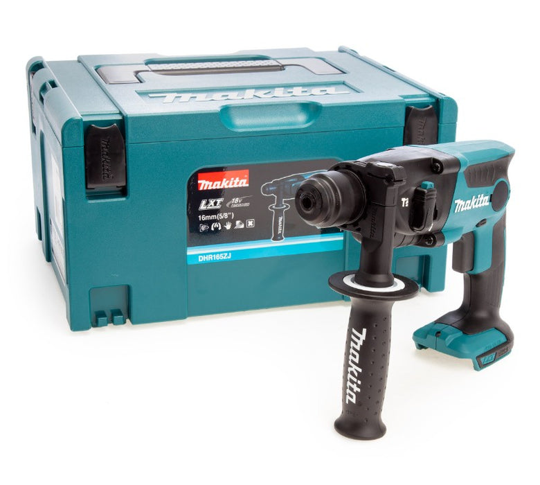Makita DHR165ZJ 18v Li-ion LXT Cordless Compact SDS Plus Drill Bare Unit in MAKPAC Box