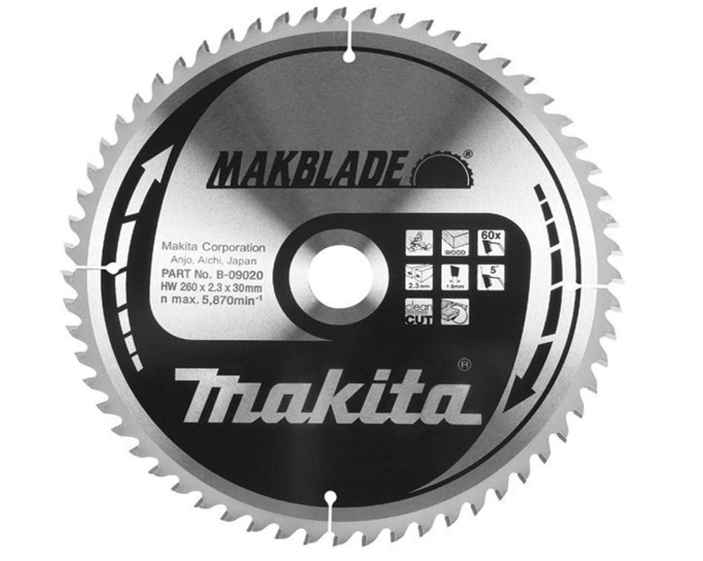 Makita B-09101 250x30mm 100T Circular Saw Blade B09101