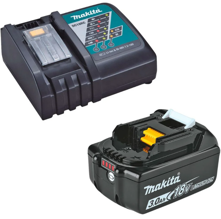 Makita DC18RC 18V LXT Fast Charger & BL1830 18V 3Ah Battery Bundle