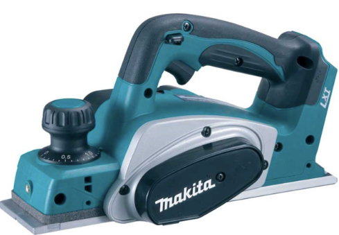 Makita DKP180RTJ LXT 18V 82mm Planer Kit with 2x 5.0Ah Batteries Powertools Ireland