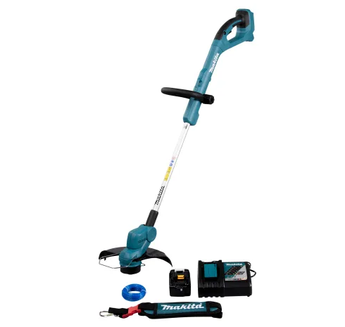Makita DUR193RT 18V 26cm Cordless Strimmer kit with BL1850B 5ah & DC18RC Charger
