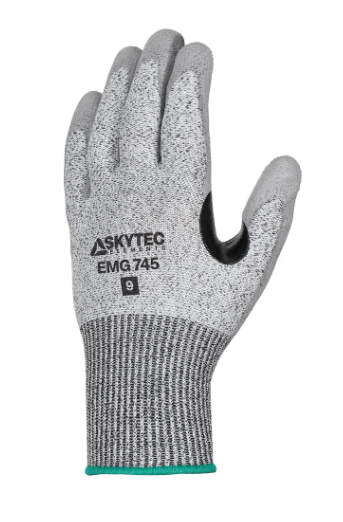 Skytec EMG745 Cut Level D With Pu Palm Coating - Large Size 9
