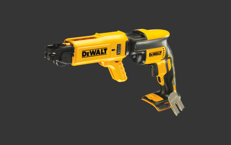 DeWalt DCF620N Cordless Brushless 18V Drywall Screwdriver Body Only With DCF6202 Collated Drywall Screw Gun Attachment