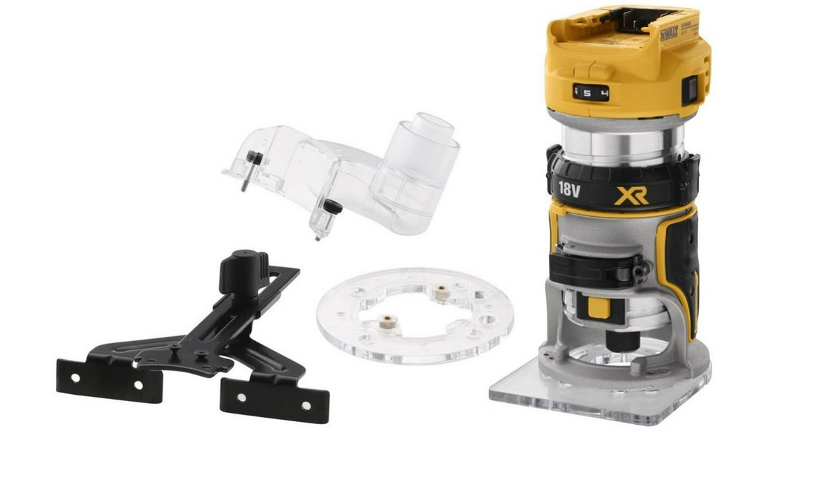 DeWalt DCW600N-XJ Cordless 18V Brushless Router Laminate Trimmer Body ...