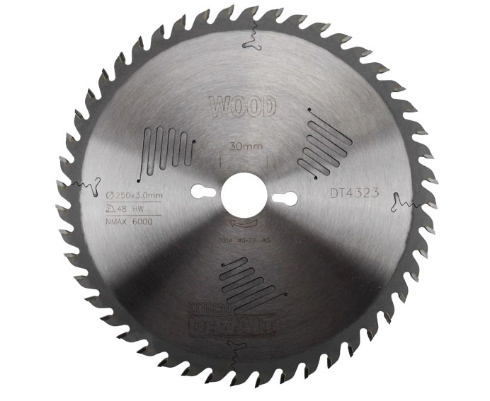 DeWalt DT4323-QZ 250mm 48T Extreme Wood Cutting Mitre Saw Blade