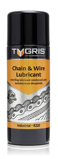 Tygris R220 Chain & Wire Lubricant - 400ml